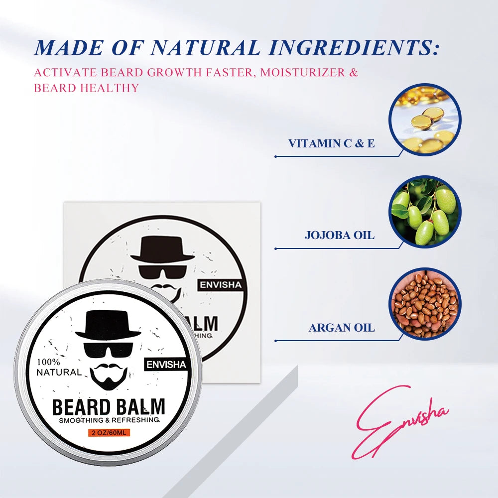 ENVISHA Growth Beard Care Oil Beard Cream