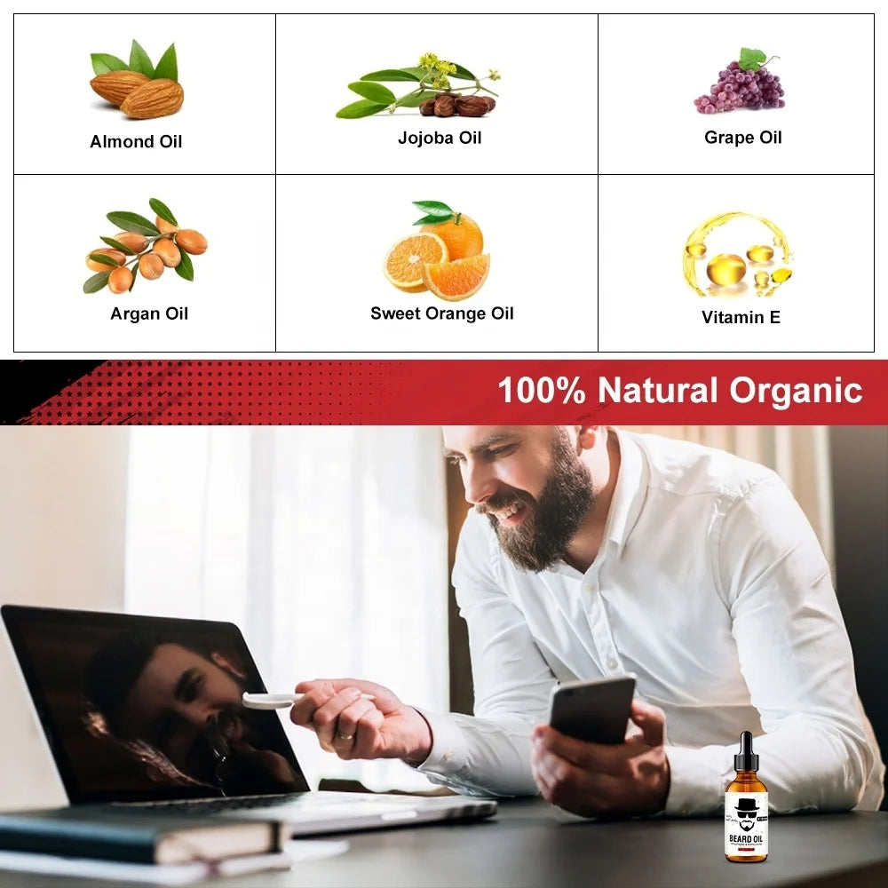 ENVISHA Growth Beard Care Oil Beard Cream