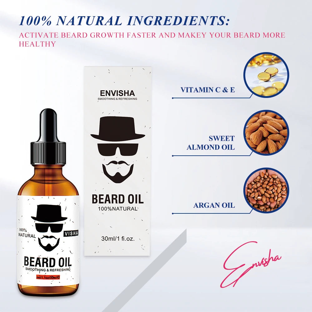 ENVISHA Growth Beard Care Oil Beard Cream