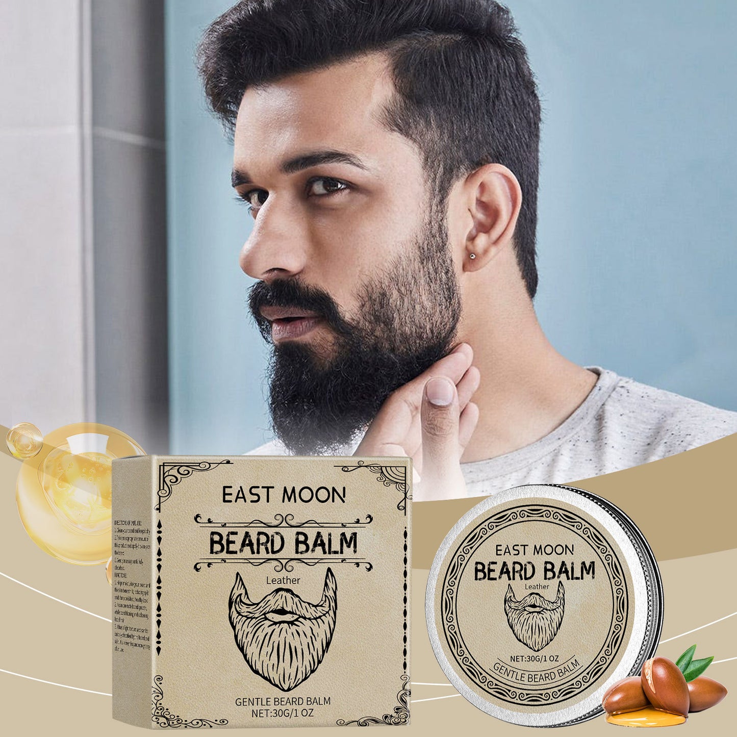 Coconut Oil Beard Care Wax