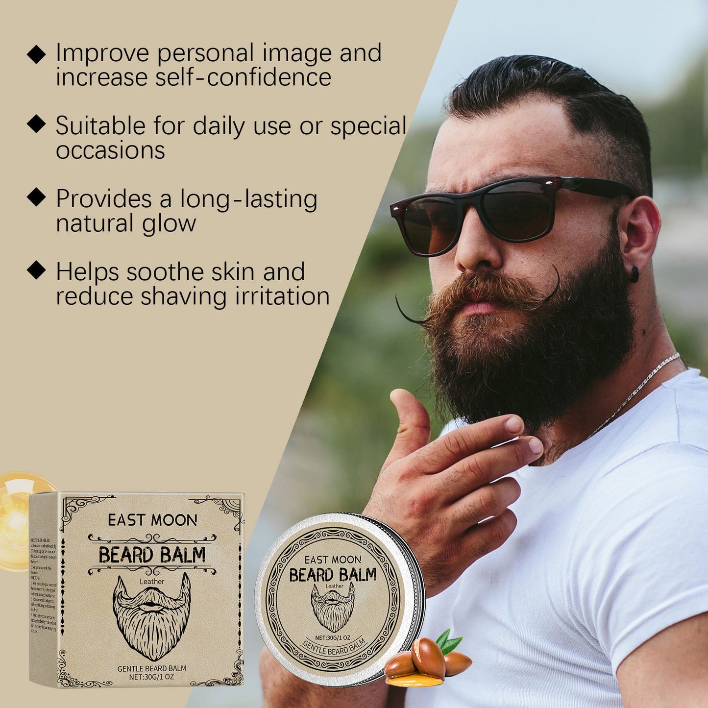Coconut Oil Beard Care Wax