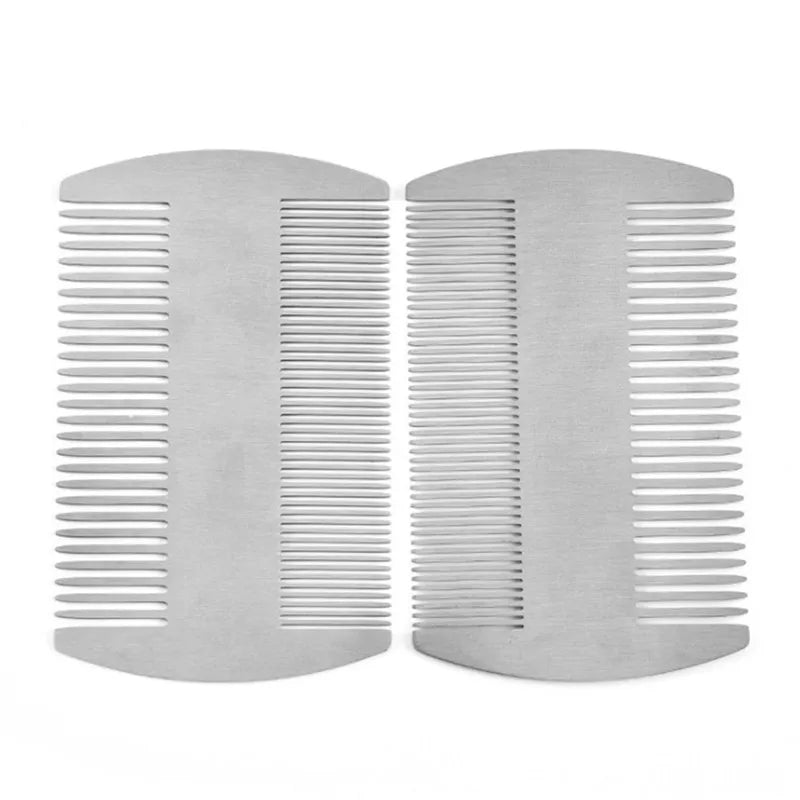 1pcs Metal Hair&Beard Comb