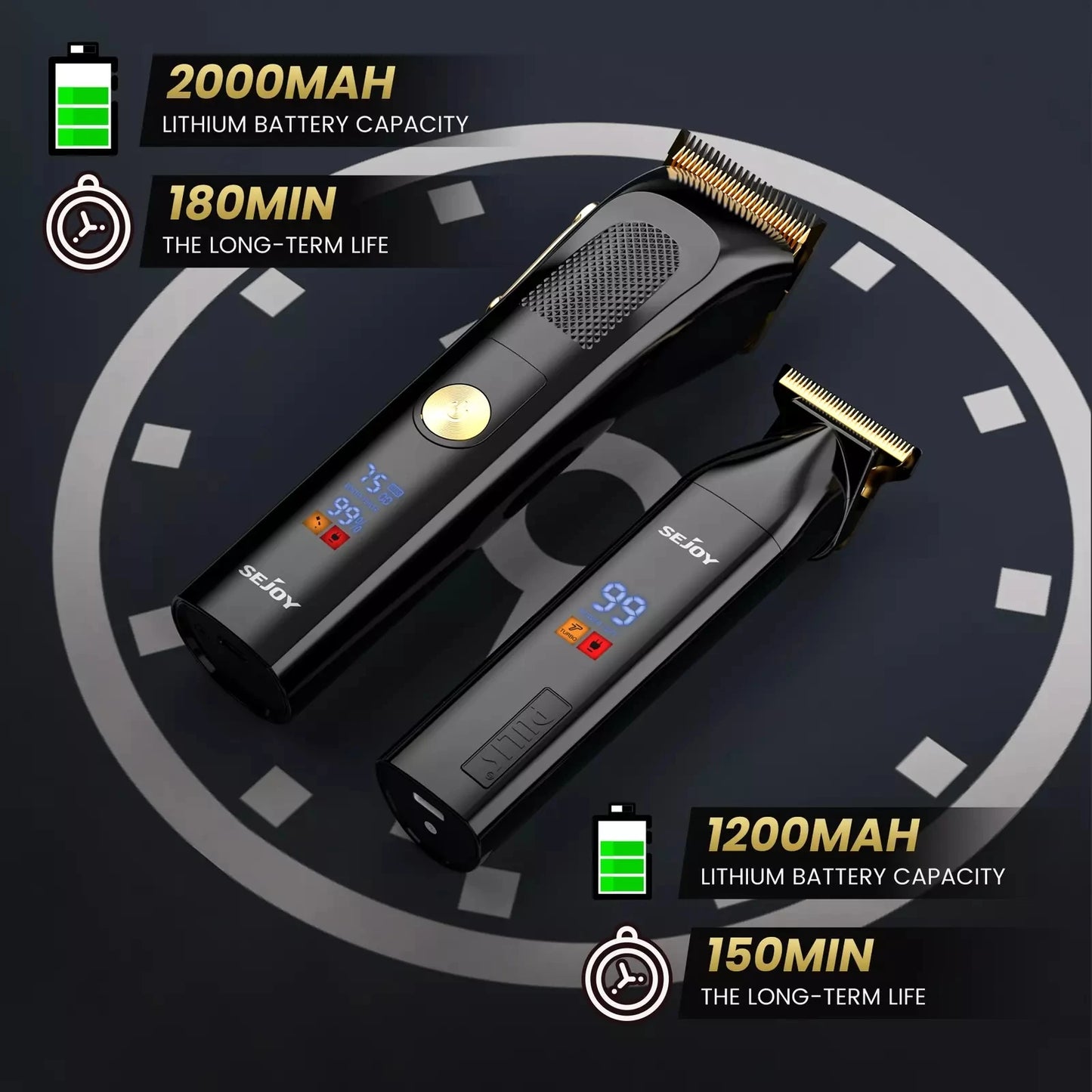 Hair Clippers Men Trimmer Kit
