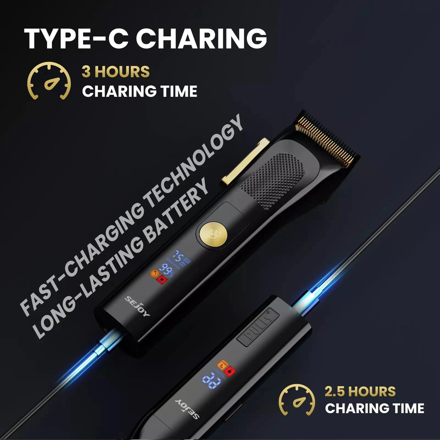 Hair Clippers Men Trimmer Kit