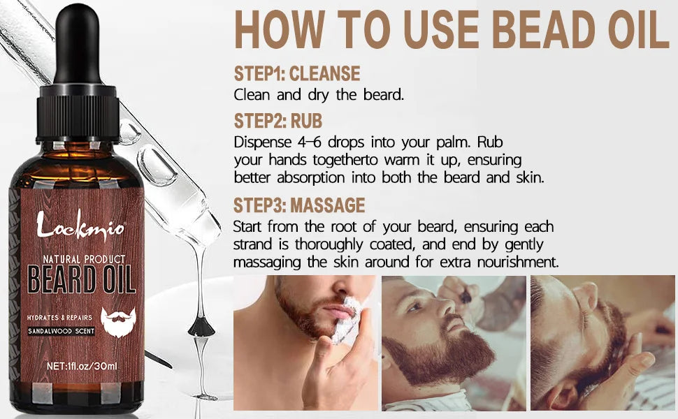 Beard Balm Oil Kit