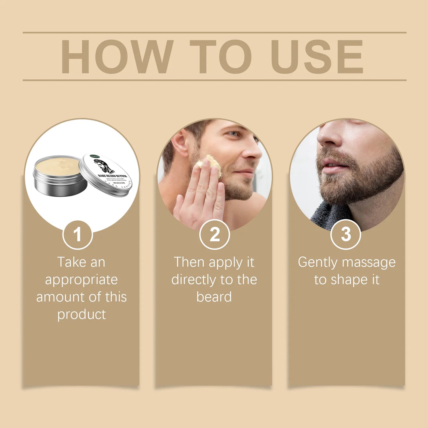 Men Beard Balm Beard Growth Oil