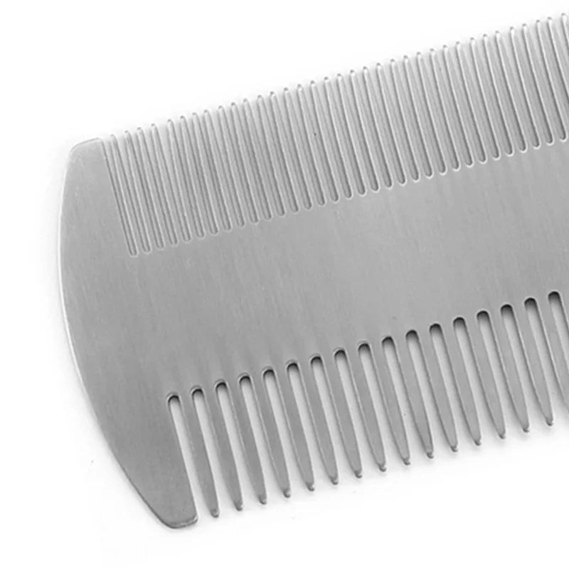 1pcs Metal Hair&Beard Comb
