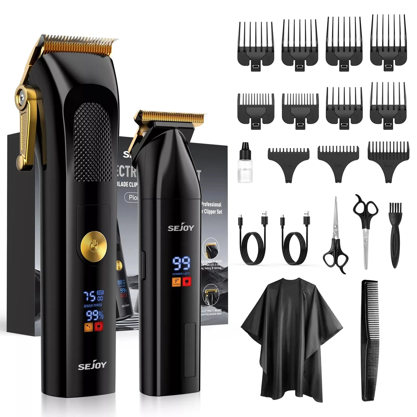 Hair Clippers Men Trimmer Kit