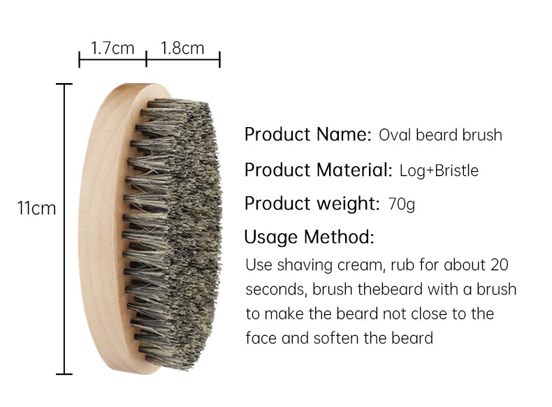 Professional Shaving Beard Brush 5 Piece Set