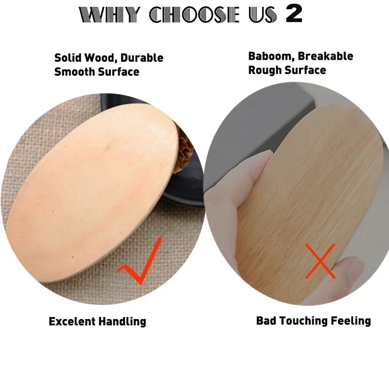 Boar Bristle Wood Beard Brush Kits With Gift Bag