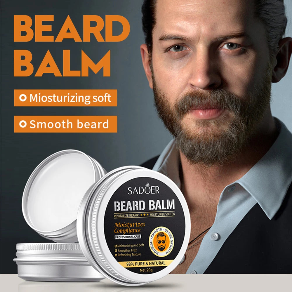Natural Beard Balm And Beard Oil