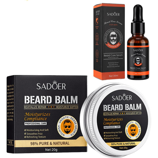 Natural Beard Balm And Beard Oil