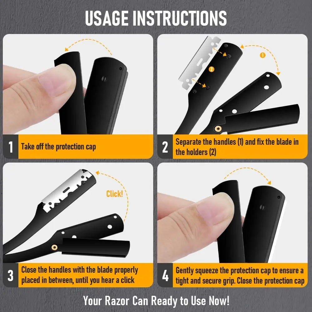 Men's folding manual shaver
