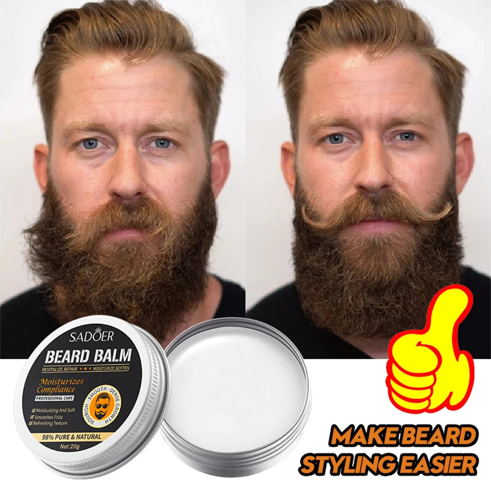 Natural Beard Balm And Beard Oil
