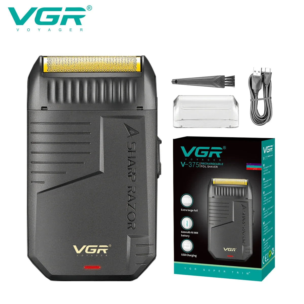VGR Rechargeable Razor Professional Beard Trimmer