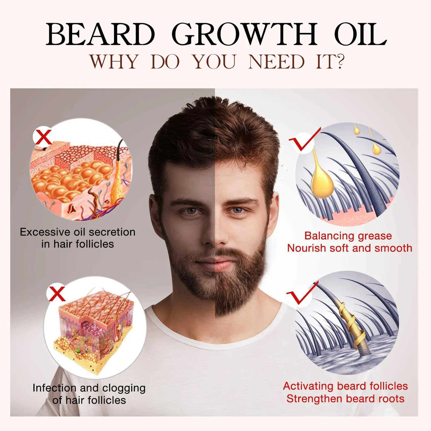 Natural Beard Growth Balm Wax