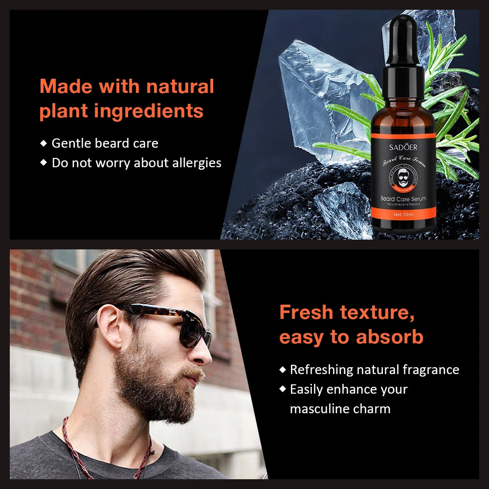 Natural Beard Balm And Beard Oil