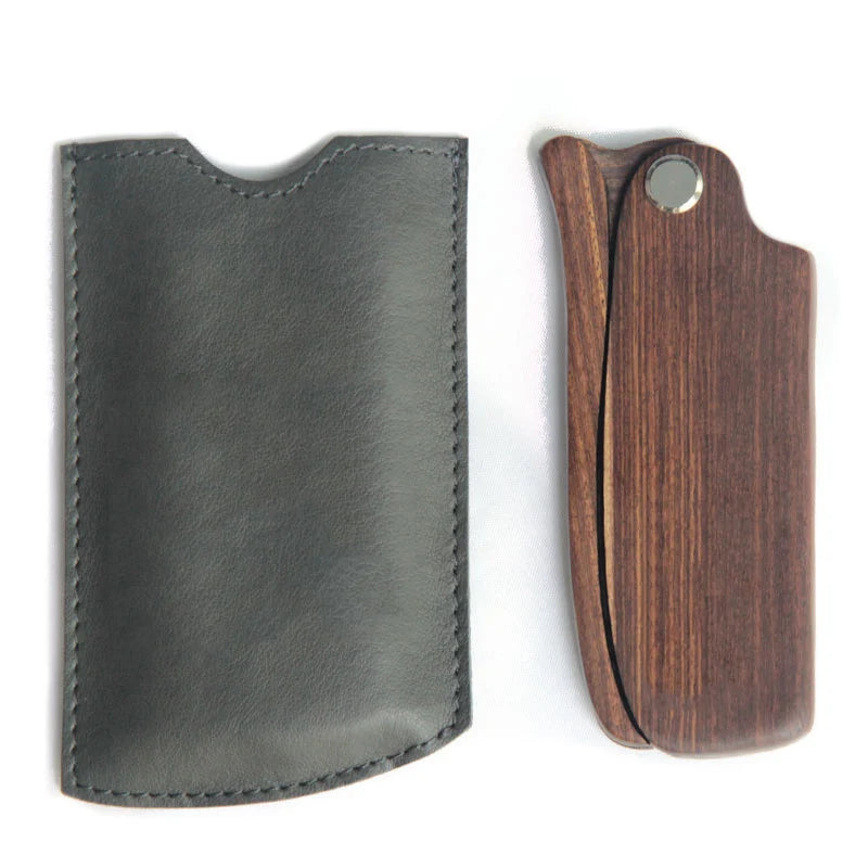 Folding Wooden Beard Comb