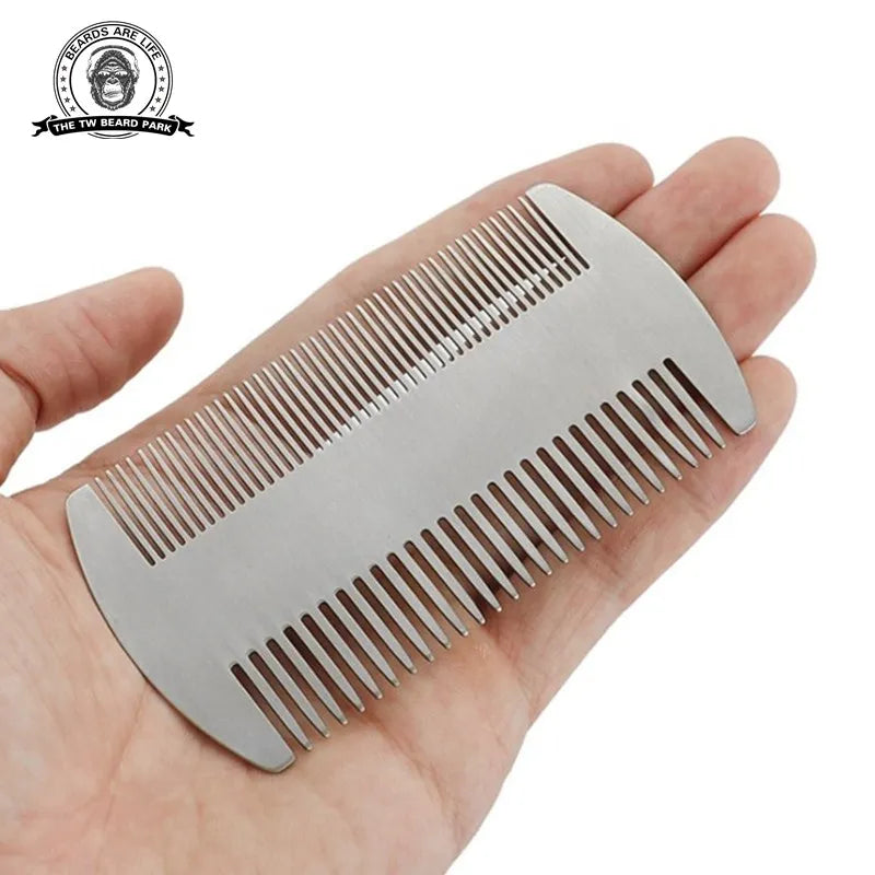 1pcs Metal Hair&Beard Comb