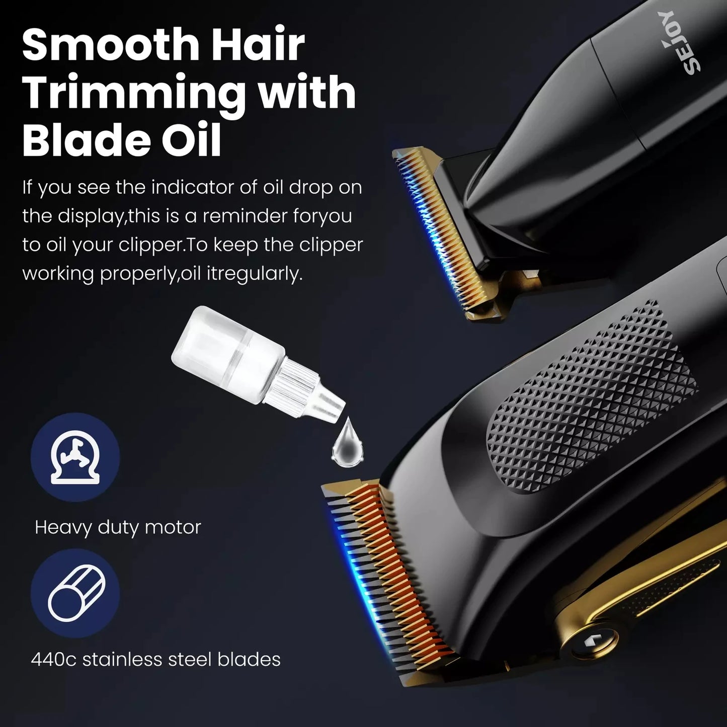 Hair Clippers Men Trimmer Kit