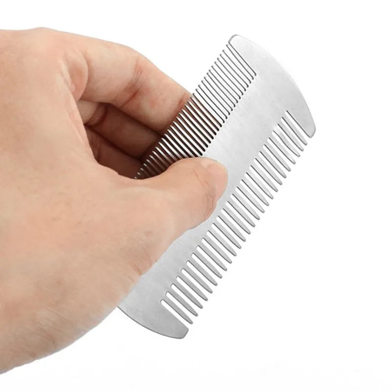 1pcs Metal Hair&Beard Comb