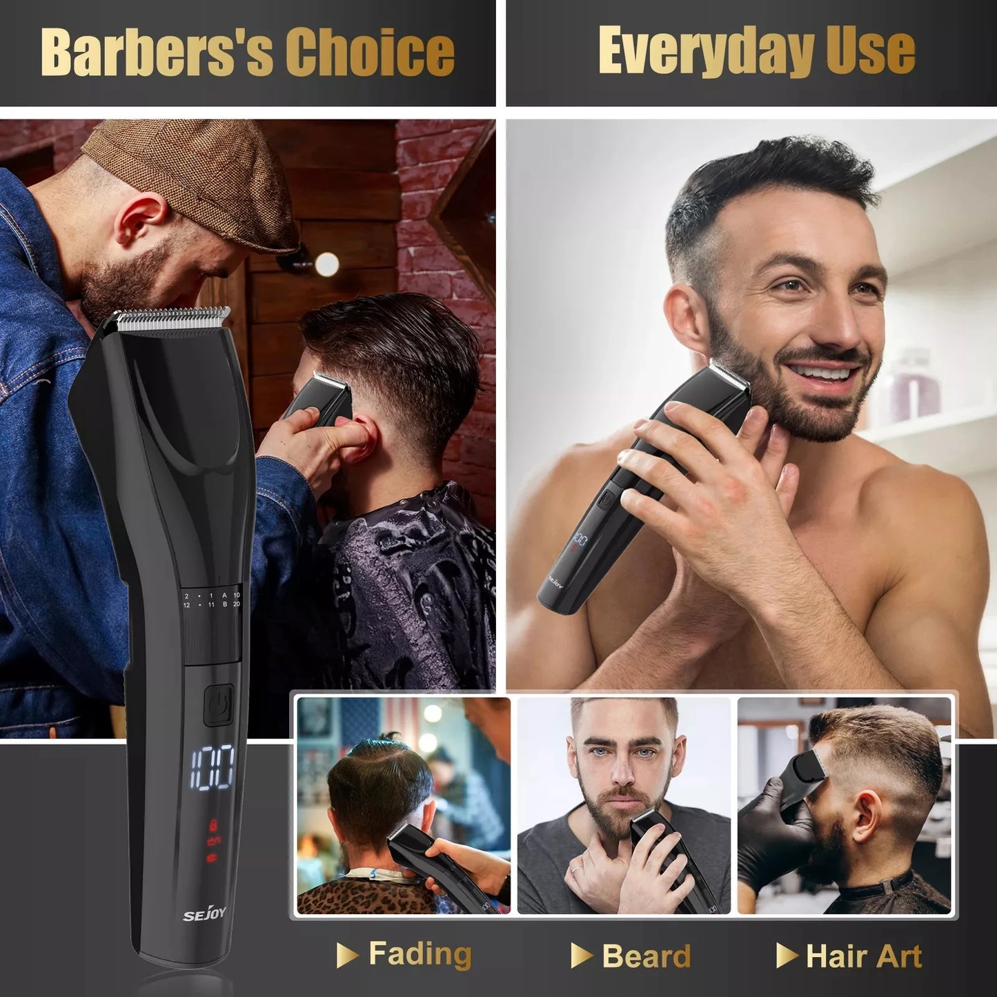 Cordless Professional Hair Clippers
