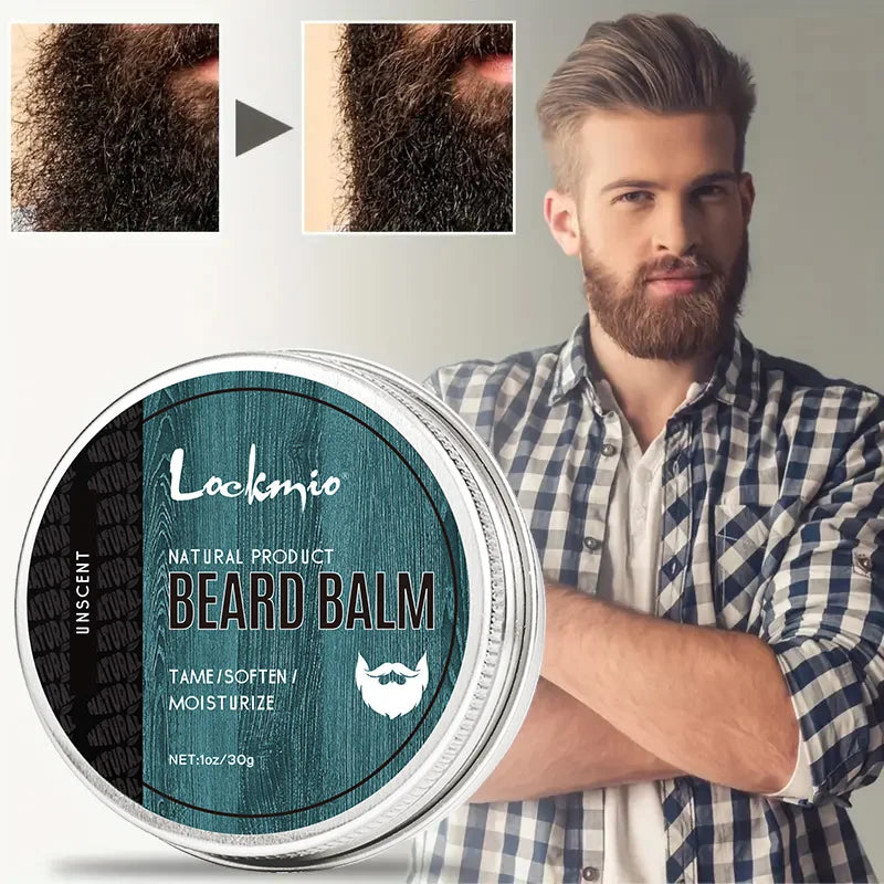 5pcs/set Beard Oil Balm for Men