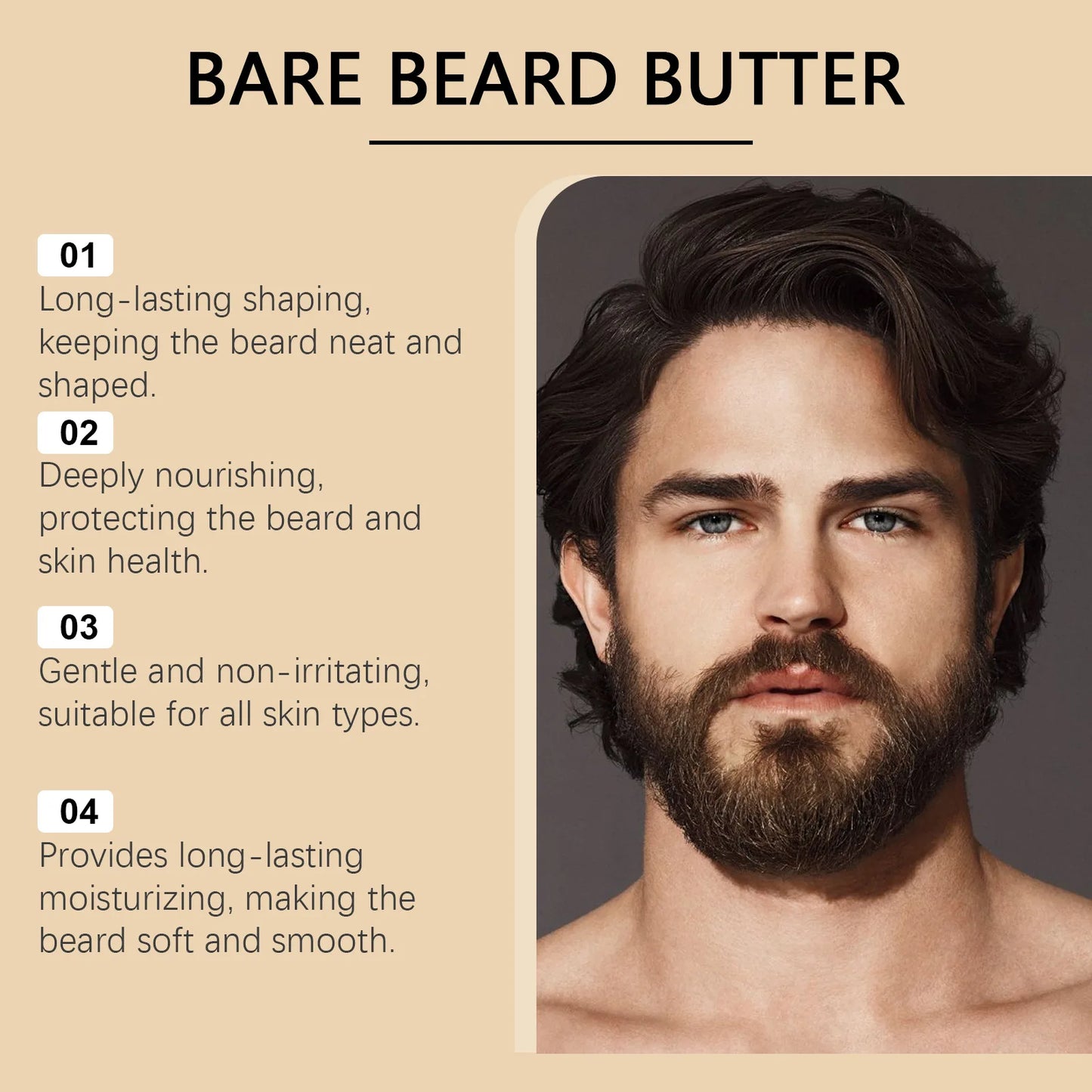 Men Beard Balm Beard Growth Oil