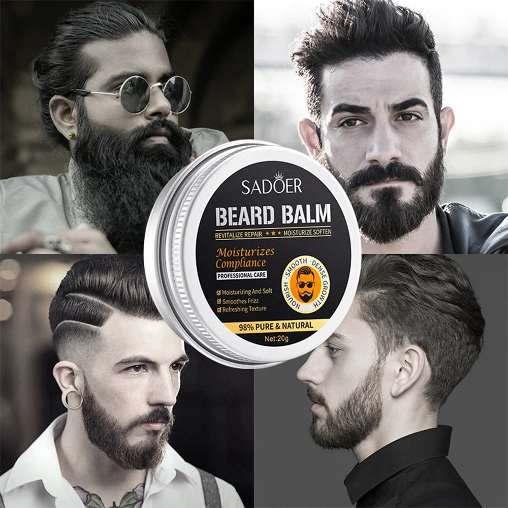 Natural Beard Balm And Beard Oil
