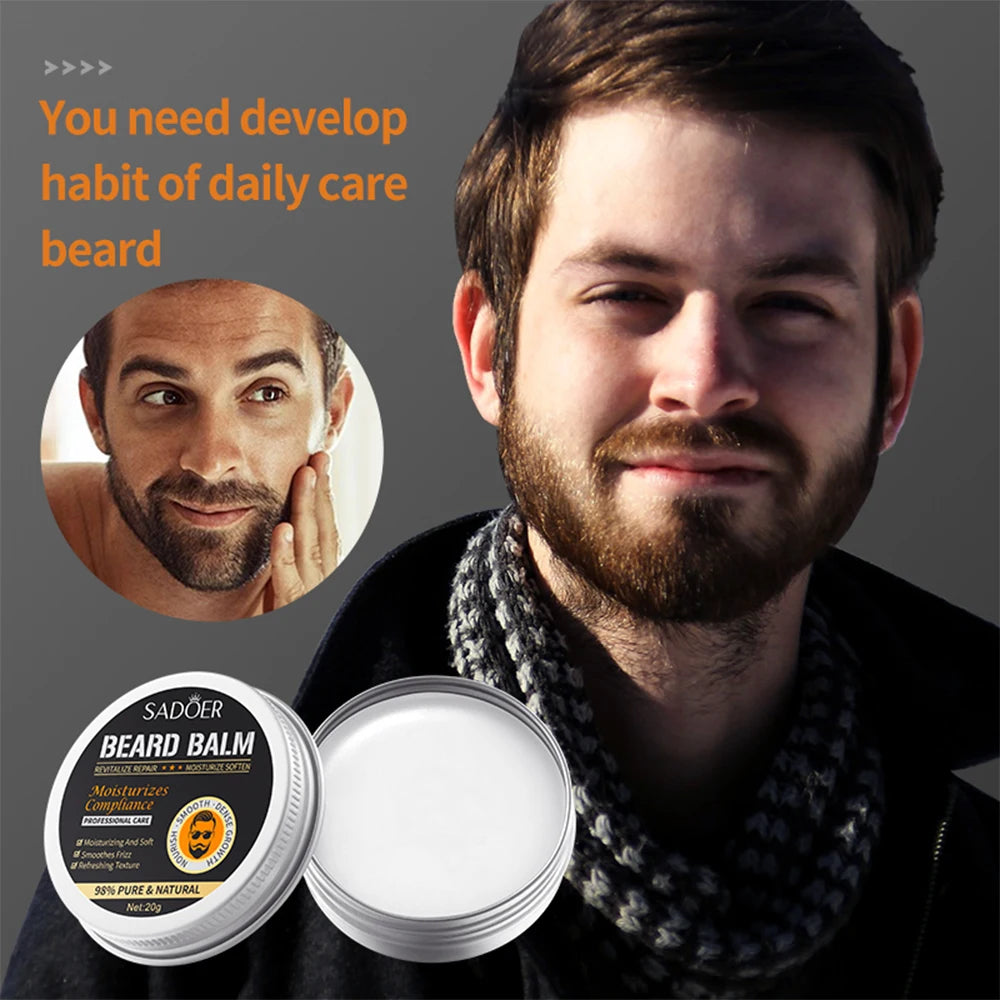 Natural Beard Balm And Beard Oil