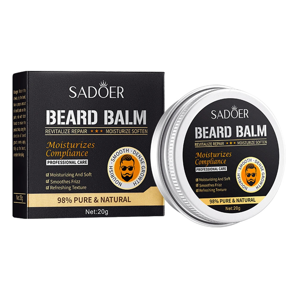 Natural Beard Balm And Beard Oil